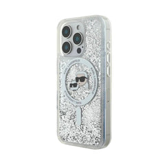 Karl Lagerfeld  hc magsafe liq. glitter kc heads transparent iphone 16  Shop name