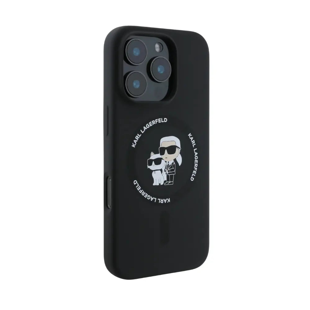 Karl Lagerfeldhc magsafe silicone kc heads ring black iphone 16 pro max  Shop name