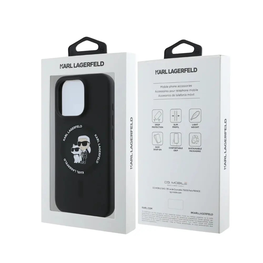 Karl Lagerfeldhc magsafe silicone kc heads ring black iphone 16 pro max  Shop name