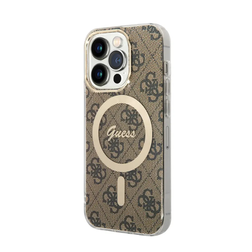 Guess hc magsafe iml 4g brown  iphone 16 pro  Shop name