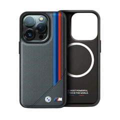 BMW hc m magsafe pu meshed tricolor stripes antracite iphone 16 pro max  Shop name