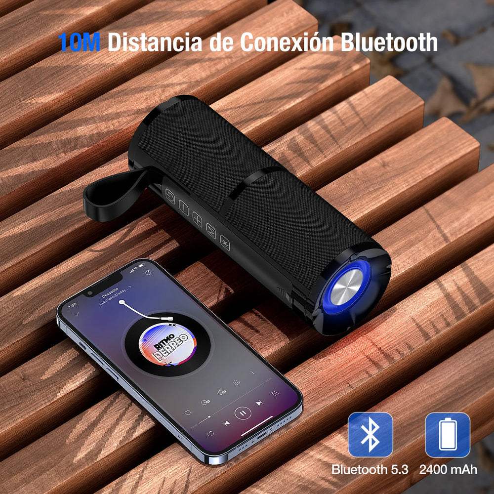 Gadget 1hora bocina bluetooth portatil 5.3 boc060 color negro  Shop name