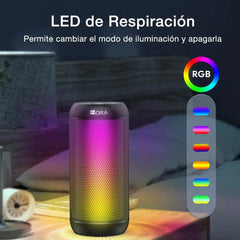 Gadget 1hora bocina bluetooth portatil 5.1 led 5w*2  boc242  color multicolor  Shop name