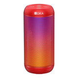 Bocina Bluetooth portátil 5.1 LED roja, Gadget 1hora con altavoces 5W*2.