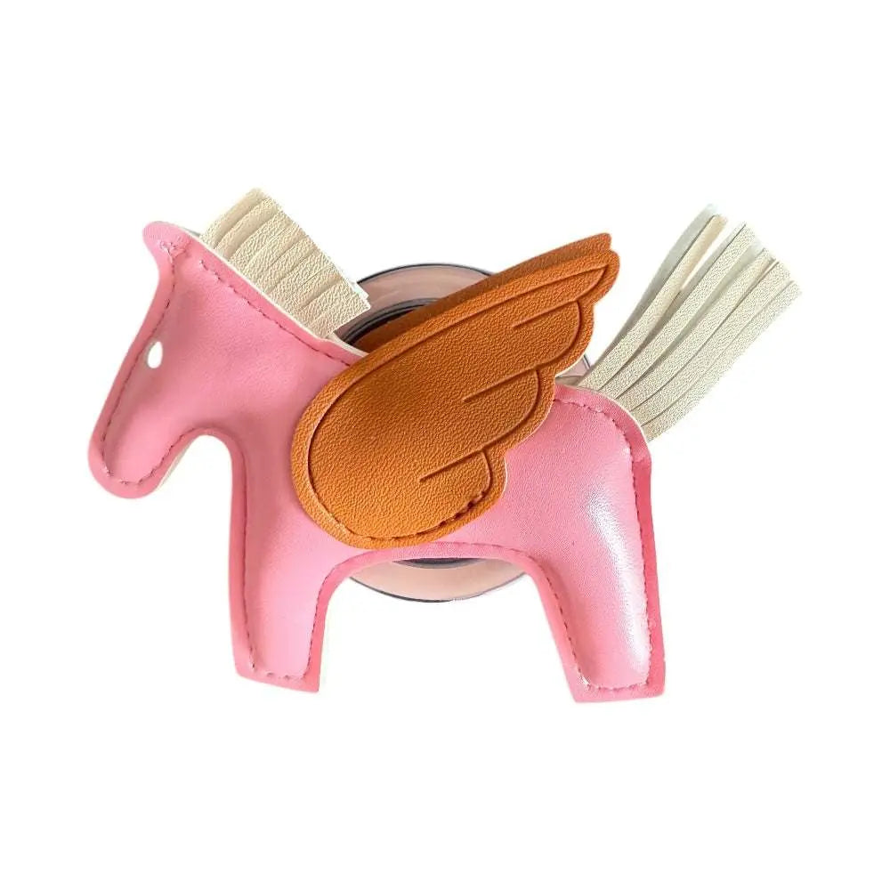 Gadget Pop Grip Magsafe Circular Caballo Rosado with horse design, magnetic and universal compatibility.