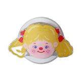 Gadget pop grip Magsafe circular with girl design and pigtails.