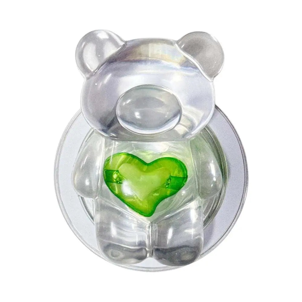 Gadget Pop Grip Magsafe Circular Oso Verde with magnetic bear design.