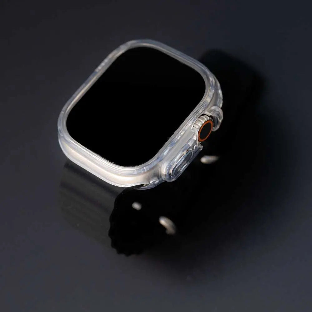 Gadget Generico Smart Watch H11 Ultra Plus with black strap and case, 49mm display on dark background.