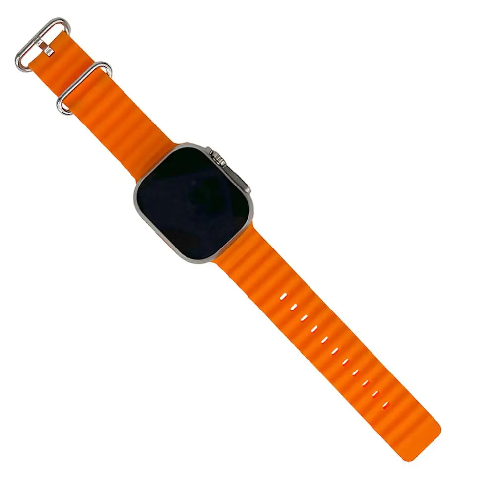 Gadget generico smart watch ultra 2 v9 con pulsera naranja color gris  Shop name