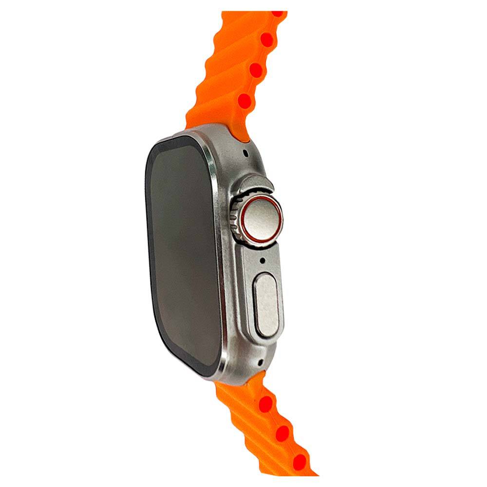 Gadget Generico Smart Watch Ultra 2 V9 Con Pulsera Naranja Color Gris - MUNDO ACCESORIOS (B2C)