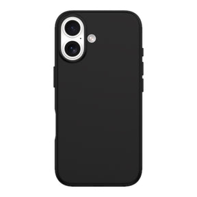 Estuche devia skin iphone 16 plus nature series silicone magnetic case color negro