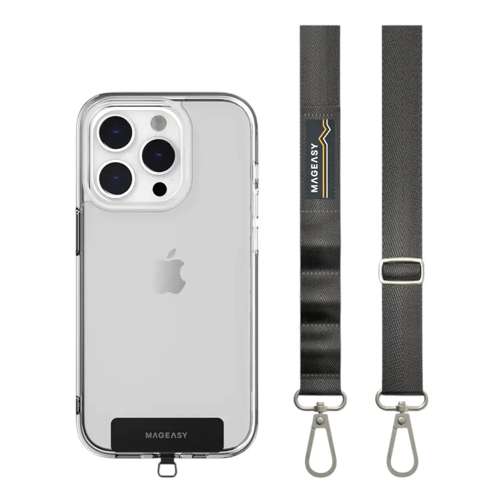 Accesorio switcheasy strap 20 mm para cualquier celular color gris