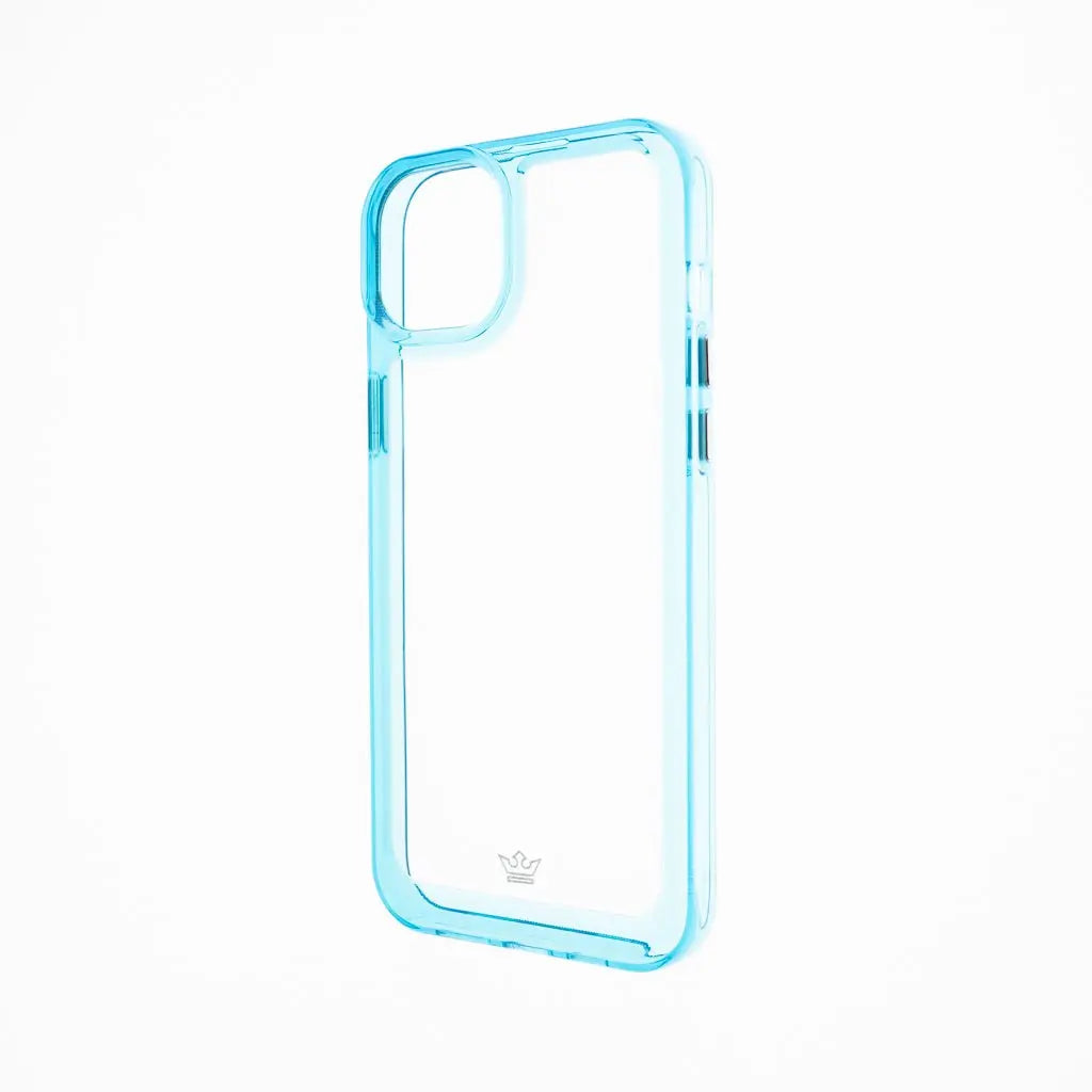 estuche transparente el rey marco de apple iphone 14 color turquesa / transparente  Shop name