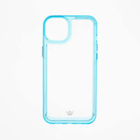 estuches transparente el rey marco de apple iphone 14 plus color turquesa / transparente - MUNDO ACCESORIOS (B2C)