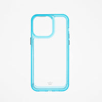 Estuches Transparente El Rey Marco De Apple Iphone 14 Pro Color Turquesa / Transparente - MUNDO ACCESORIOS (B2C)