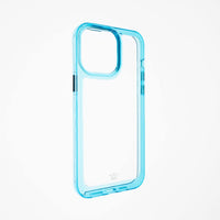 Estuches Transparente El Rey Marco De Apple Iphone 14 Pro Color Turquesa / Transparente - MUNDO ACCESORIOS (B2C)