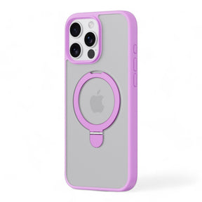 Estuche devia magsafe iphone 16 pro delight series magnetic case with bracket color fucsia