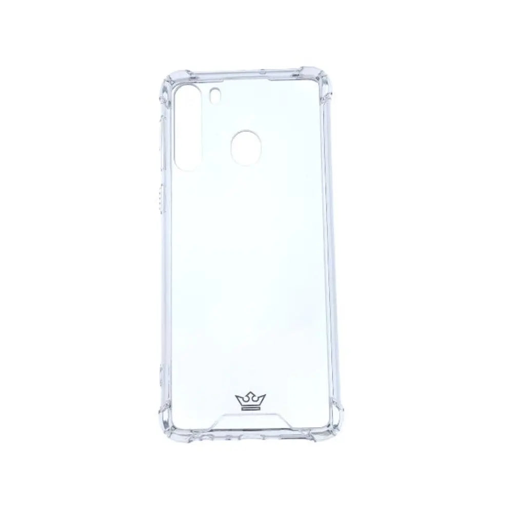 Estuche protector transparente reforzado para Samsung A21.