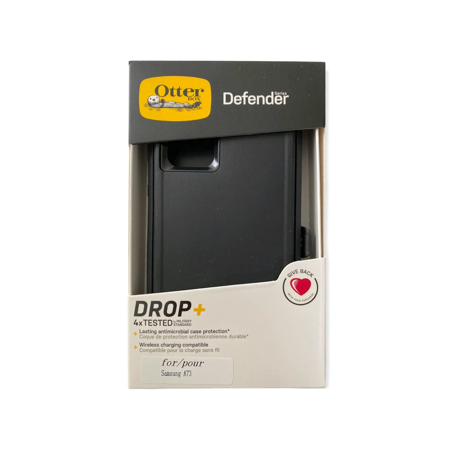 Estuche proteccion otterbox defender samsung a73 color negro  Shop name