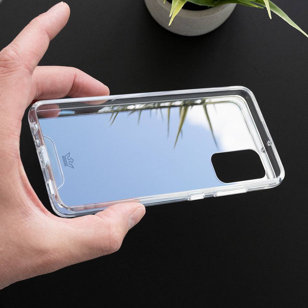 Estuches Transparente El Rey Con Botones Samsung A73 Color Gris / Transparente - MUNDO ACCESORIOS (B2C)