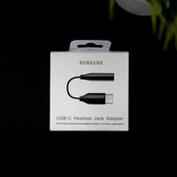 Samsung Cable Auxiliary Adapter Type AC Plug 3.5 Mm Black Color