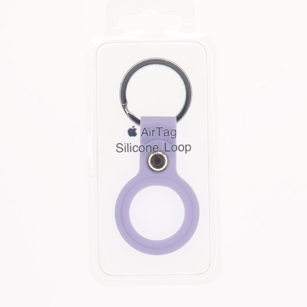 Estuches Silicon El Rey Silicon Abierto Ambolado Airtag Apple Todos Color Morado