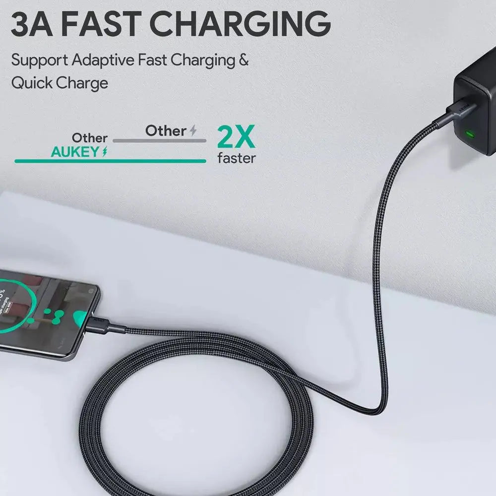 Cable aukey adaptador kit de 3 unidadedes usb a a usb c  Shop name