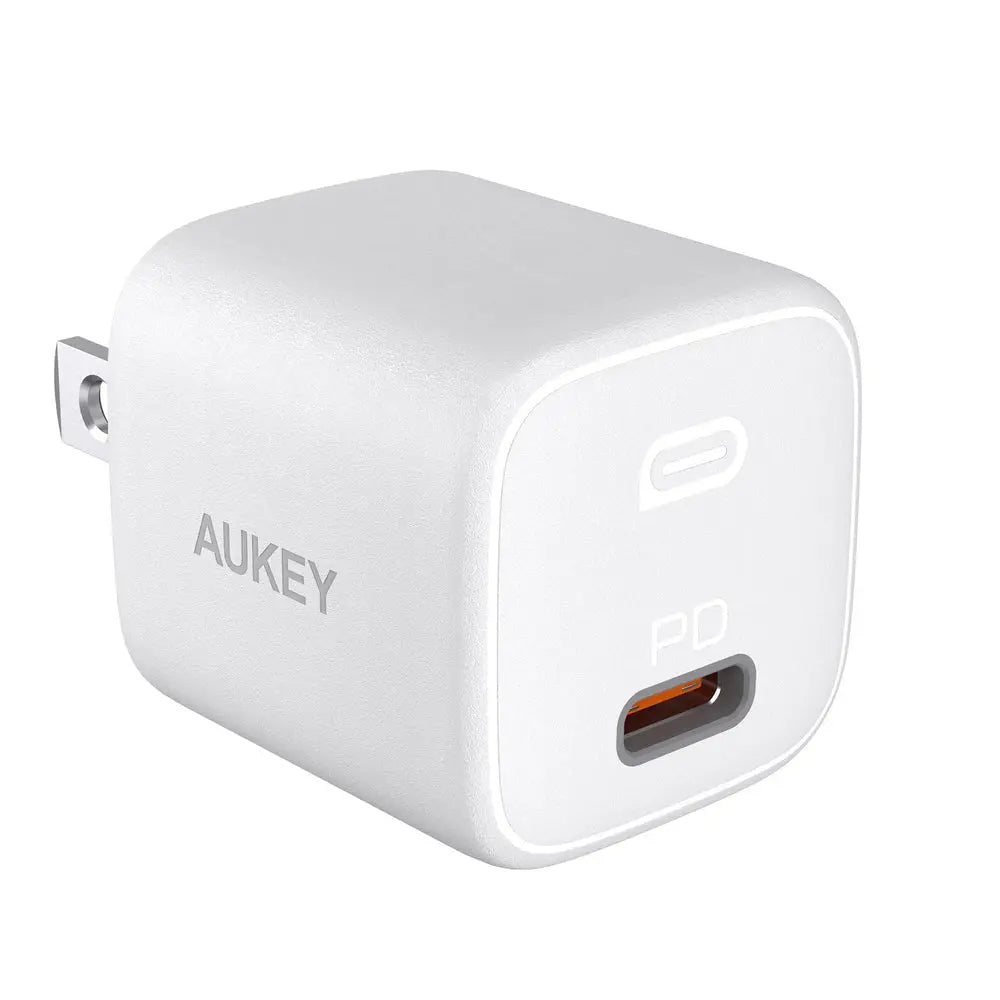 Cargador aukey pared ultra portable 20w pd wall color blanco  Shop name