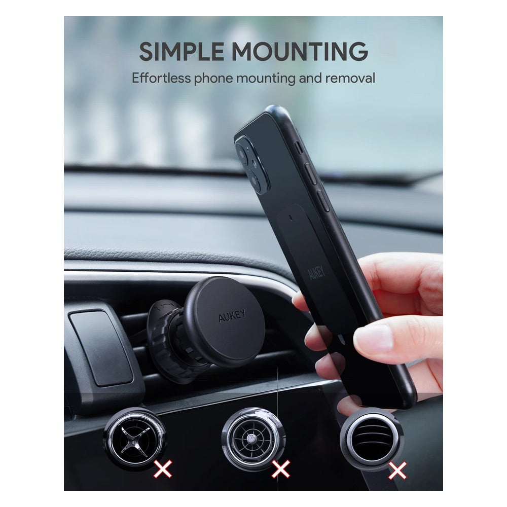 Accesorio aukey holder super magnetico para carro