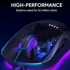 Gadget aukey gaming knight rgb mouse 10000 dpi resolution con cable usb  Shop name