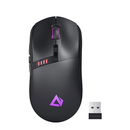 Wireless Aukey Gaming Knight RGB Mouse with 16000 DPI and 2.4GHz connection.