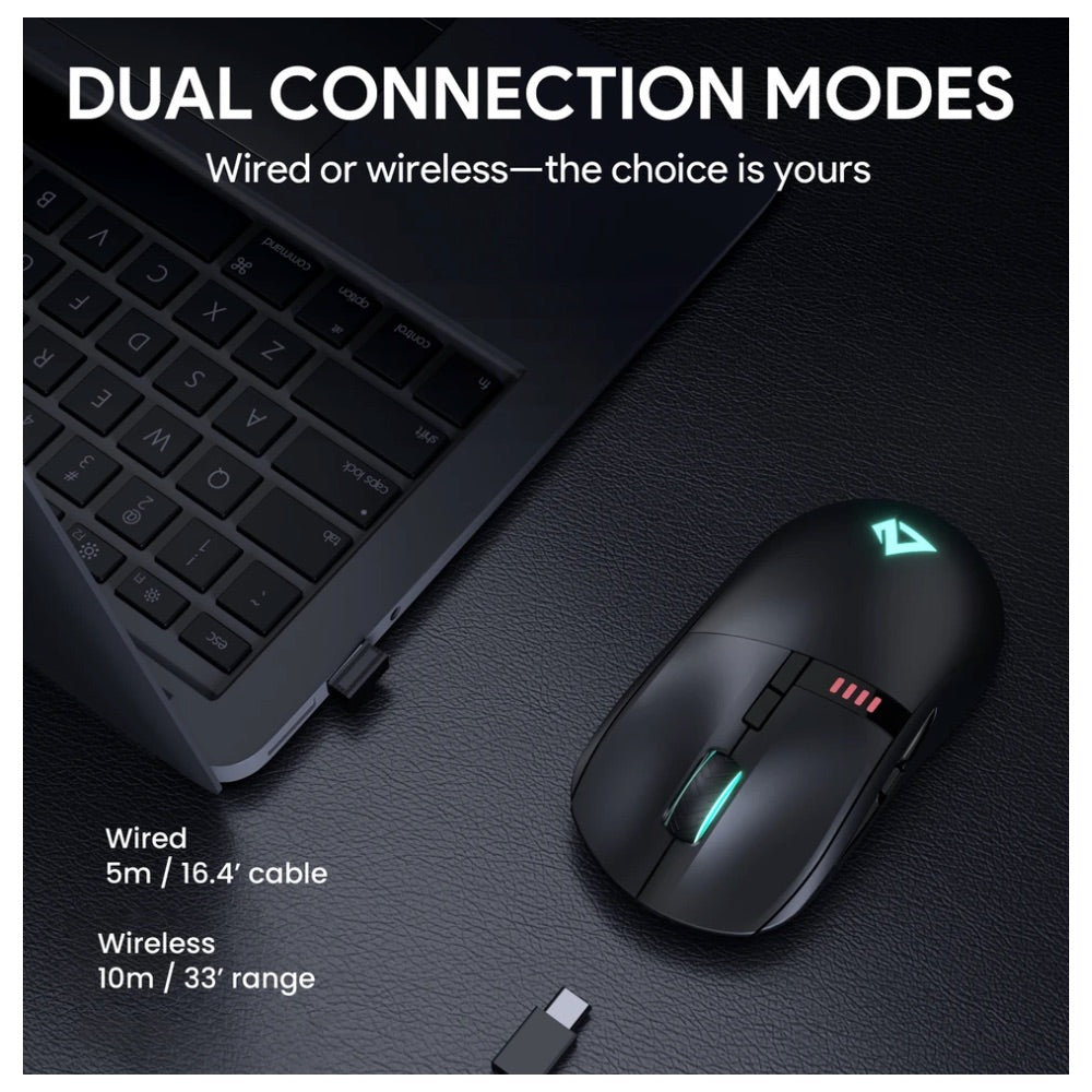 Gadget aukey gaming wireles knight rgb mouse 16000 dpi resolution 2.4ghz