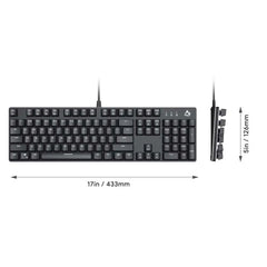 Gadget Aukey Gaming Kmg12 Mechanical Keyboard 104Key With Software  Shop name