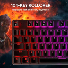 Gadget Aukey Gaming Kmg12 Mechanical Keyboard 104Key With Software  Shop name