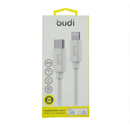 Cable budi adaptador de tipo c a lightning ultra rapido - MUNDO ACCESORIOS (B2C)