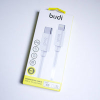 Cable budi adaptador de tipo c a lightning ultra rapido - MUNDO ACCESORIOS (B2C)