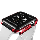 Estuche xdoria bumper rojo para Apple Watch 40 mm, protección antigolpes.