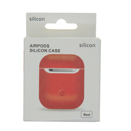 estuche audifonos apple airpods gen 1 plastico color rojo  Shop name