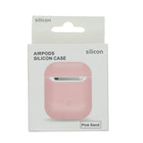 estuche de plástico rosa para Apple AirPods Gen 1