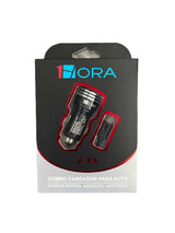 Cargador 1hora carro de con micro usb v8 para color negro  Shop name