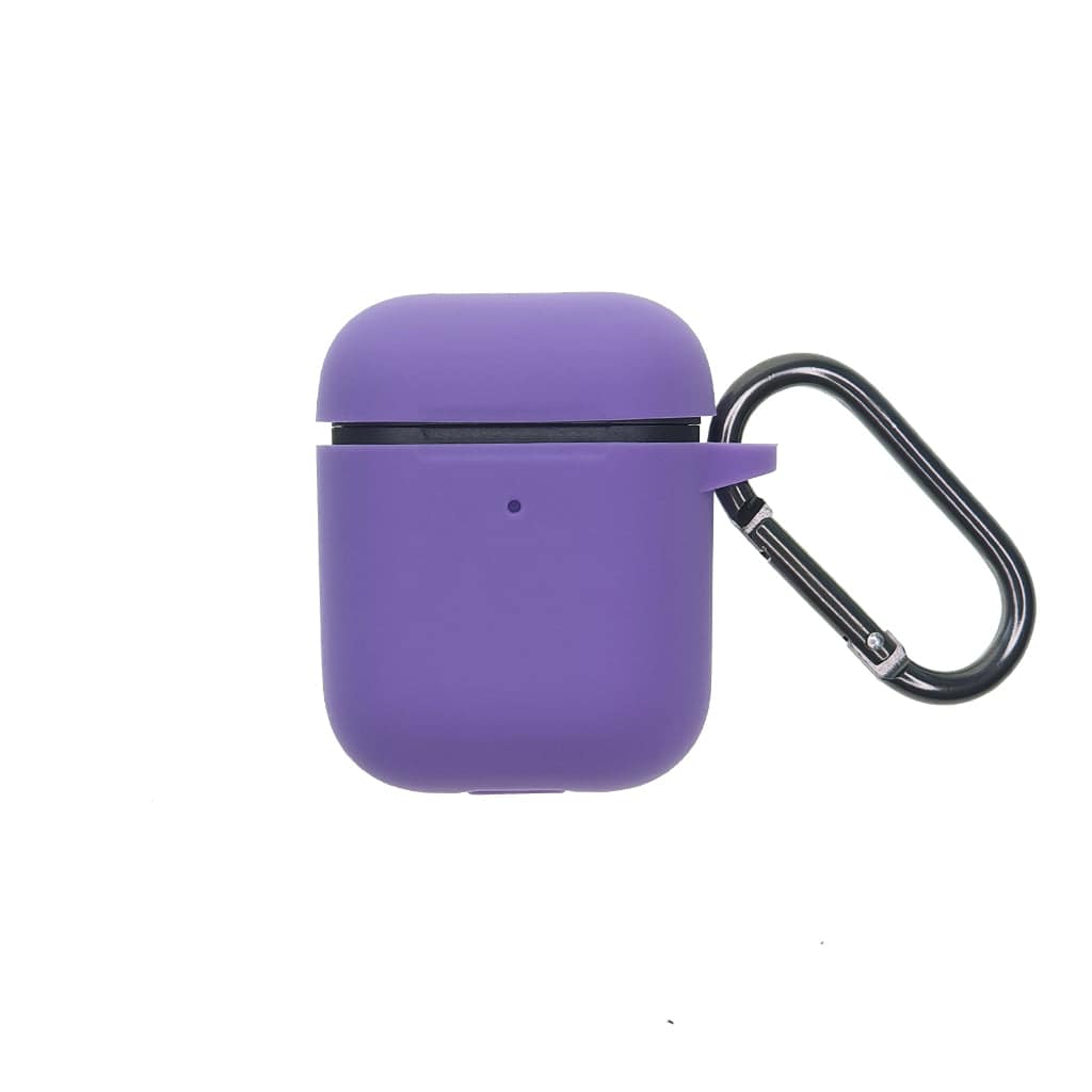 estuches silicon el rey silicon grueso para airpods 1 / 2 apple gen 1 ,  gen 2 color morado - MUNDO ACCESORIOS (B2C)