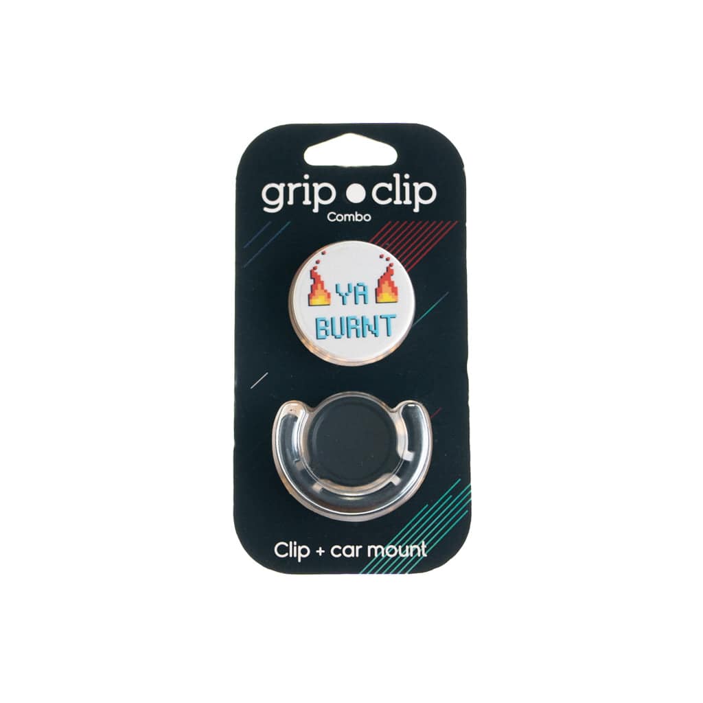 Accesorio grip clip ya burn color blanco - MUNDO ACCESORIOS (B2C)