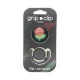 Accesorio grip clip flor neon con holder  Shop name