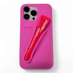 Estuche Rhode Glamour para iPhone 16 Pro Max en color pastel de fresa  Shop name