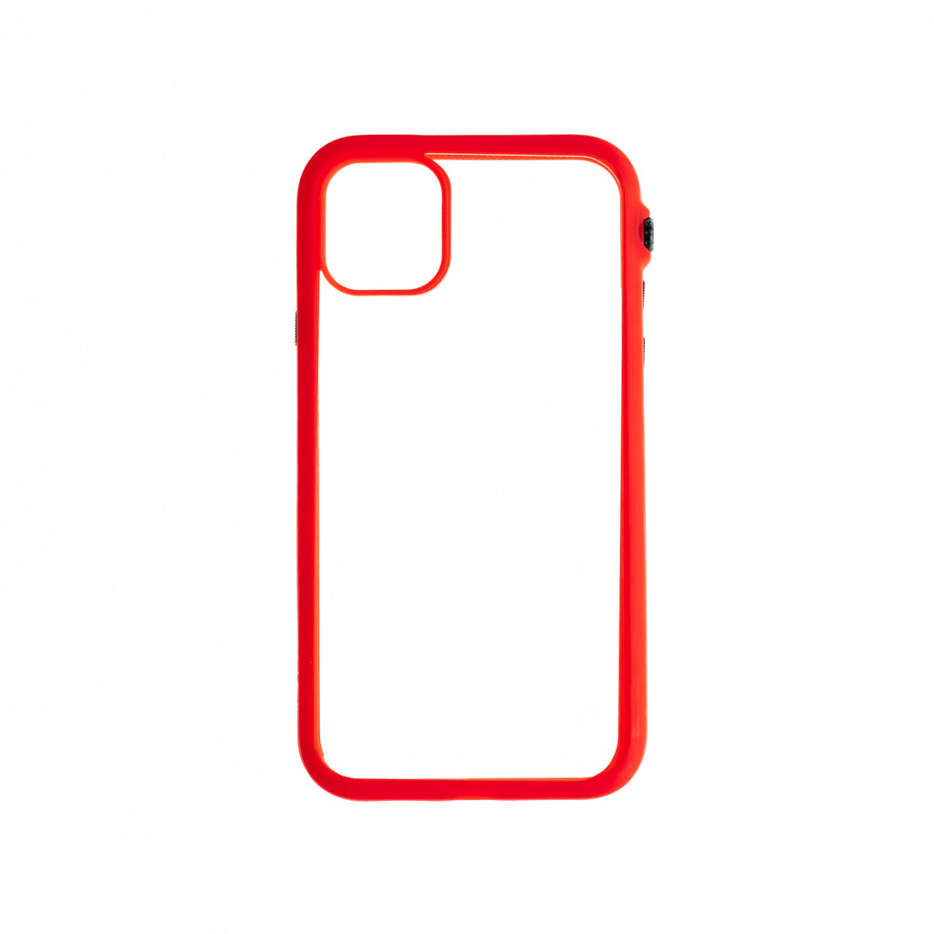 transparent catalyst impact cases apple iphone 11 pro max red color