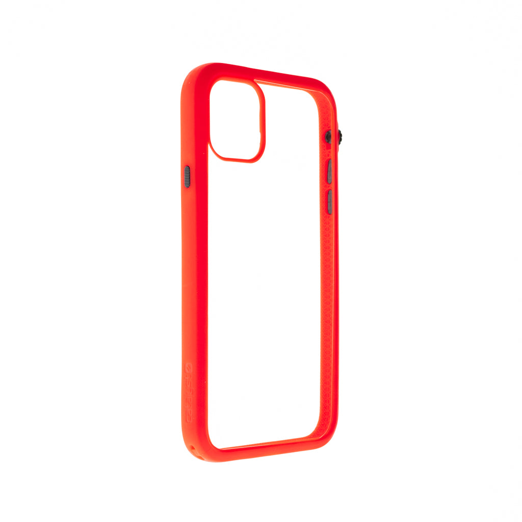 transparent catalyst impact cases apple iphone 11 pro max red color