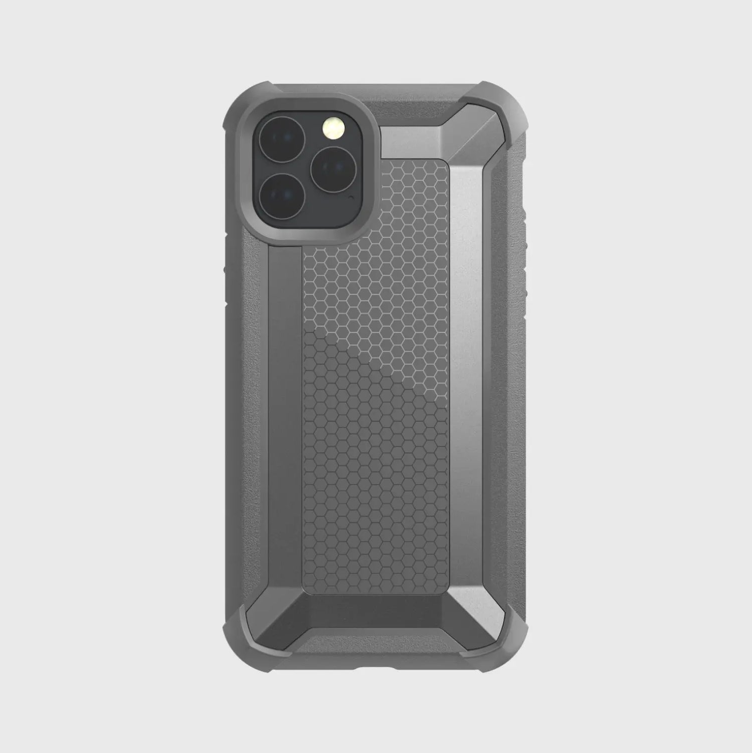 estuche protección Xdoria Defense Tactical para iPhone 11 Pro, color gris, diseño resistente y moderno