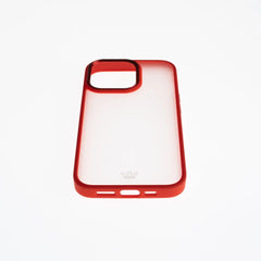 estuche clasico el rey mate marco de apple iphone 12 pro max color rojo  Shop name