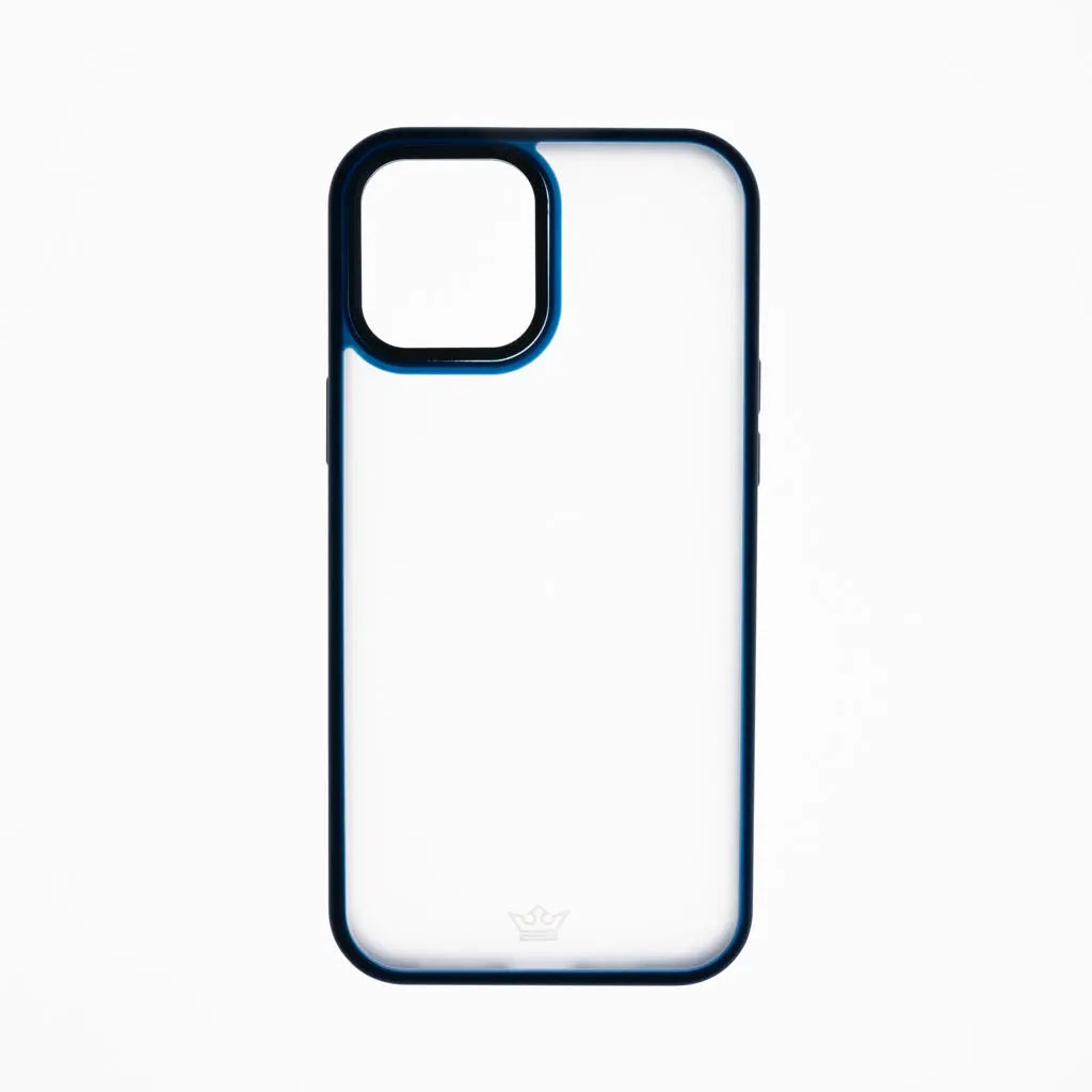 estuche clásico azul marino para Apple iPhone 12 Pro Max, diseño elegante y protección completa