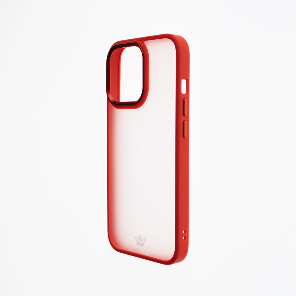 Estuche clasico el rey apple iphone 12 pro color rojo